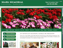 Tablet Screenshot of markmemorial.com